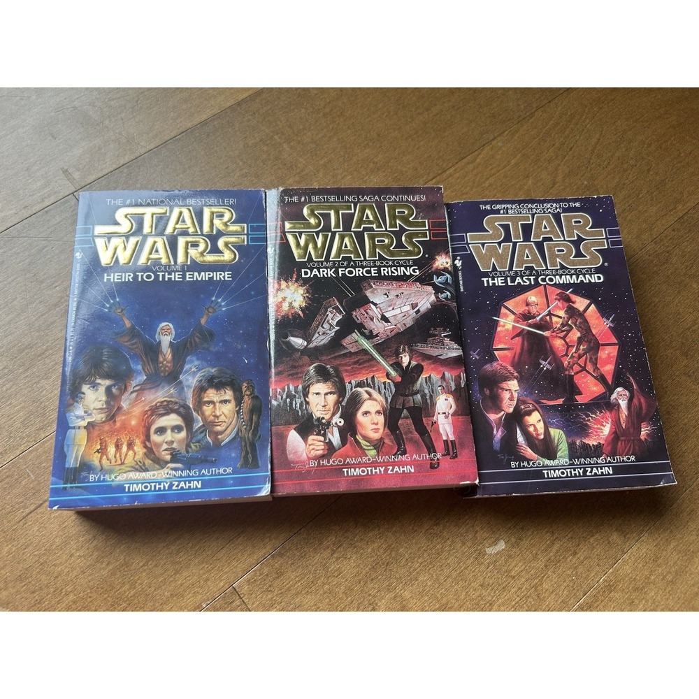 Star Wars Thrawn Trilogy Timothy Zahn Series Paperback Books